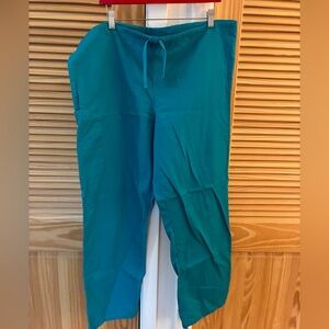 Men's Teal scrub pants size medium